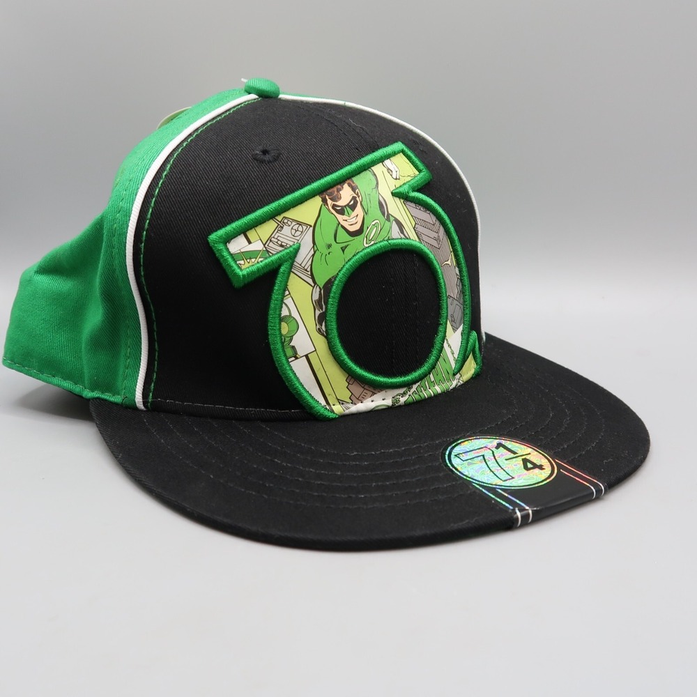 DC Comics Green Lantern Baseball Hat fitted Small Medium 7 1/4
